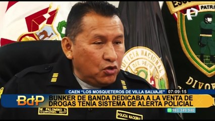 Caen "Los mosqueteros de Villa Salvaje": banda se dedicaba a la venta de drogas