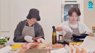 [ENG CC +] 2020.06.21 VLIVE BTS - Today, we're gimbap chefs