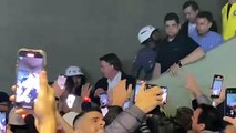 Veja passagem do ex-presidente Jair Bolsonaro pelo Estádio do Morumbi