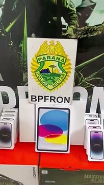 BPFron apreende mercadorias avaliadas em R$ 300 mil em Brasilândia do Sul