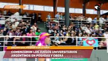 Comenzaron los juegos universitarios argentinos en Posadas y Oberá