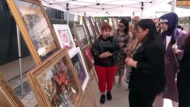 Halk Eğitim Merkezi Kursiyerleri Çalışmalarını Sergiledi