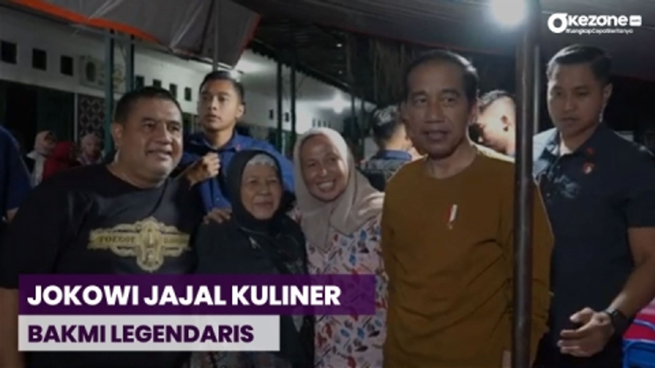 Ditemani Kaesang, Presiden Jokowi Jajal Kuliner Bakmi Legendaris Pak Lele di Yogya