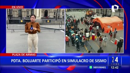 Download Video: Dina Boluarte supervisó Simulacro Nacional Multipeligro 2023