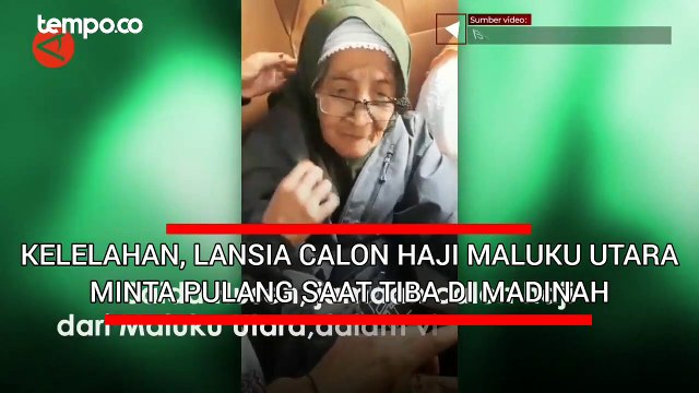 Kelelahan, Seorang Jamaah Haji Lansia Minta Pulang Saat Sampai di Madinah