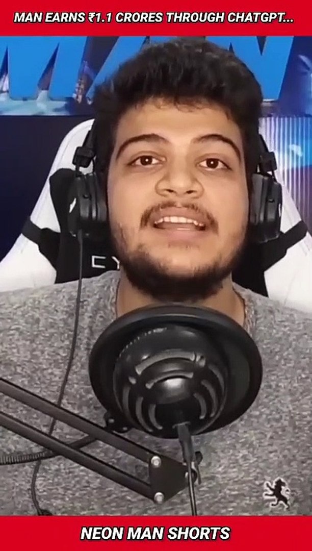 ⁣He Earned 1.1 CRORES through ChatGPT by doing this...| ChatGPT AI News Shorts Facts #shorts