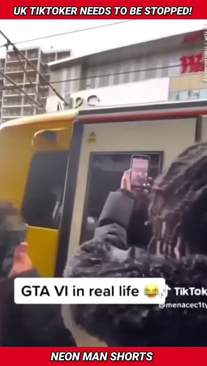 GTA 6 in Real Life..UK TikToker Needs to be STOPPED! | Mizzy News Shorts Facts #shorts