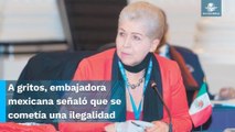 “No me voy a sentar”: embajadora de México protagoniza bochornosa sesión en la OEA