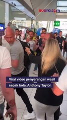 Diserang Fans AS Roma, Wasit Anthony Taylor Nyaris Kena Lemparan Kursi