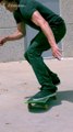 Jumping skateboarding in slow motion