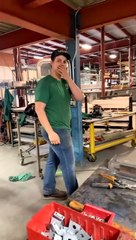 Cleaning The Fan At Work