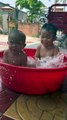 Babies Taking Bath In The Tub | Babies Funny Moments | Cute Babies | Naughty Babies | Funny Babies