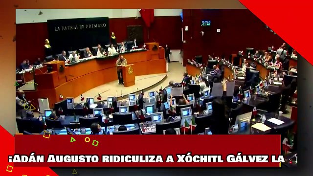 ¡VEAN! ¡Adán Augusto ridiculiza a Xóchitl Gálvez la cómplice del cártel inmobiliario de la CDMX!