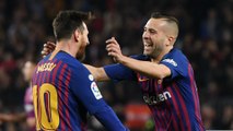 Emotional Jordi Alba bids Barca farewell