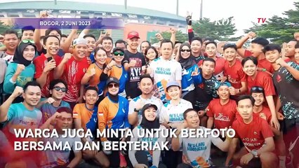 Ganjar Pranowo Lari di Bogor, Disambut Teriakan Warga: Presiden!