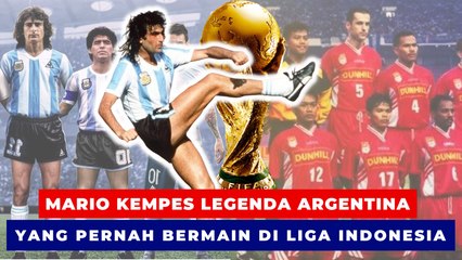 Mario Kempes, Legenda Argentina yang Pernah Bermain di Liga Indonesia