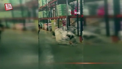 Meksika'da 12 metre yükseklikten atlayan adamı plastik dolu çuval kurtardı