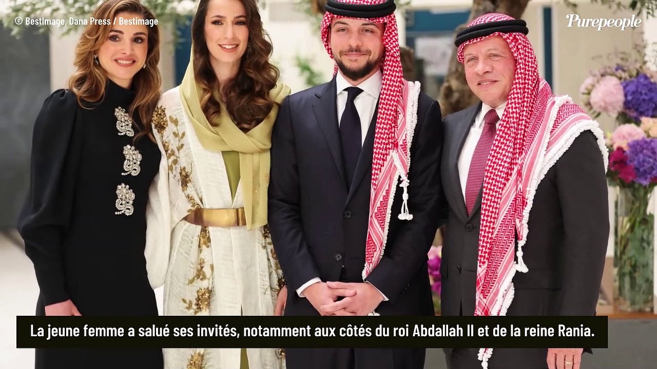 Rania de Jordanie : Sa sublime belle-fille Rajwa renversante dans une deuxième robe de mariée magistrale