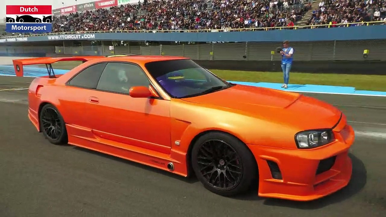 Japanese Cars Drag Race! - RB28 Skyline, 1000HP Civic AWD, Impreza H6 Turbo, Integra Type R,...