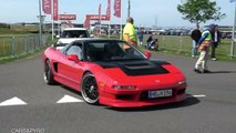 JDM Cars leaving Japfest 2023- GTR R34, S12, Chaser, Pandem R32, RX7, NSX, 240Z, Supra MK4, Civics..