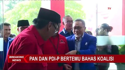 Tiba di Kantor DPP PDIP, Sekjen PDIP Hasto Sambut Ramah Kedatangan Rombongan PAN