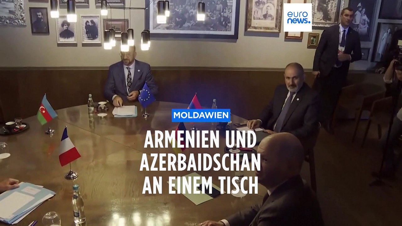 Armenien und Aserbaidschan an einem Tisch in Moldau