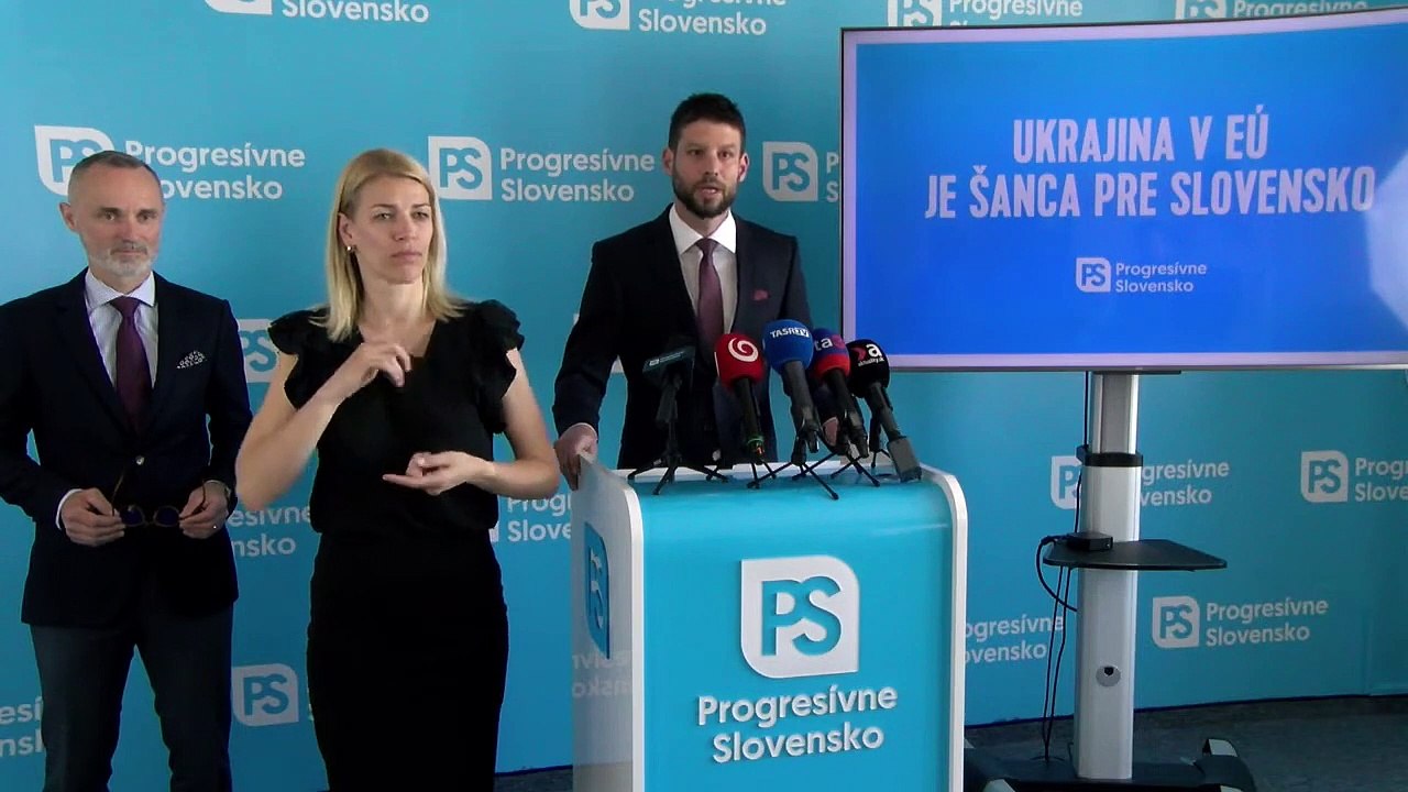 ZÁZNAM: PS ponúka budúcnosť SR v EÚ a NATO, na Ukrajine vidí príležitosti