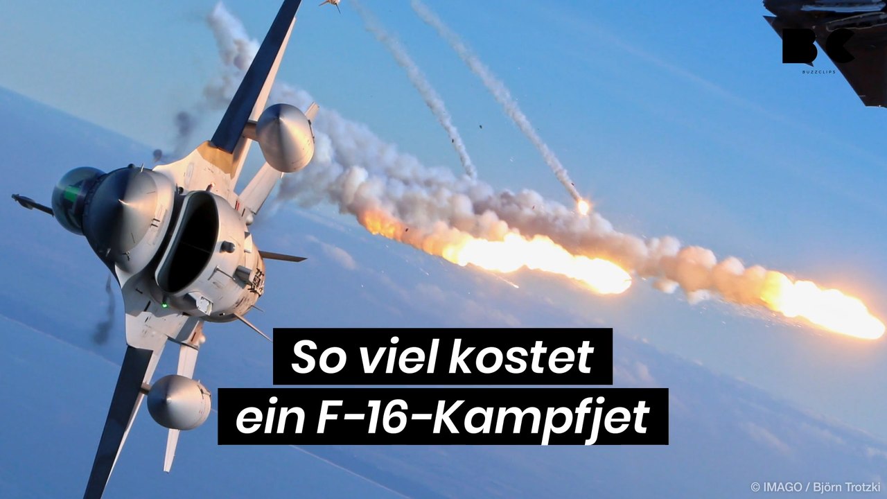 So viel kostet ein F-16-Kampfjet