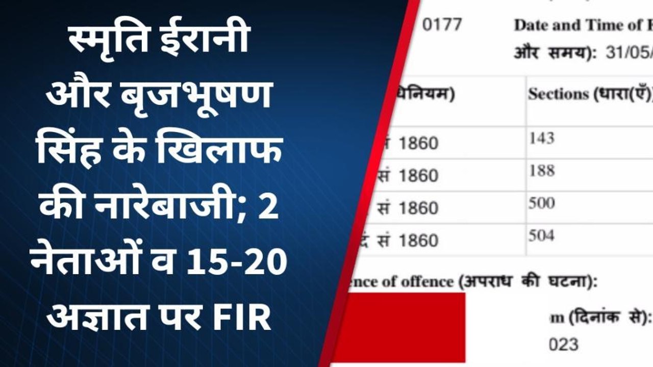 अमेठी: पहलवानों के समर्थन में कांग्रेसी,दो नामज...