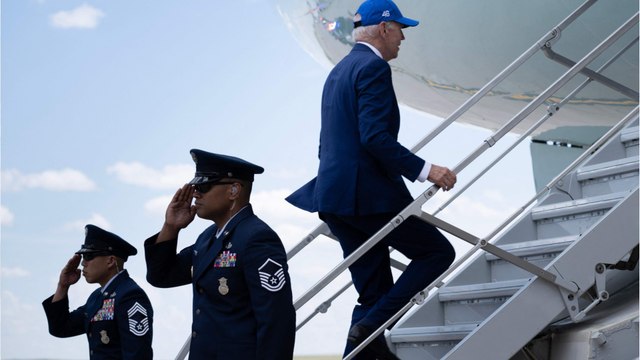 White House says President Biden is 'fine' after falling down on stage, but people are not convinced