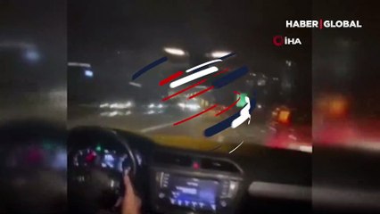 İstanbul trafiğinde dehşete düşüren anlar! TEM’de başladığı makas terörüne E5’te devam etti