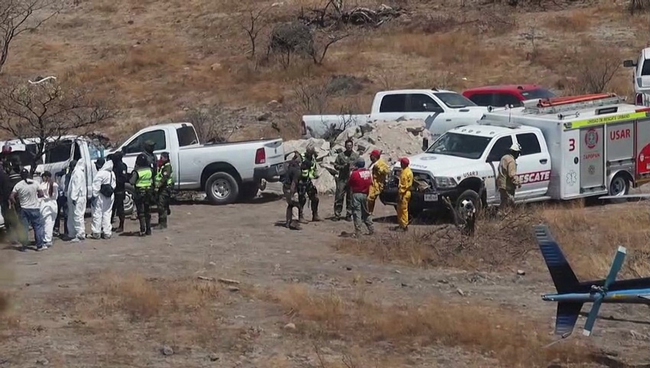 Mexikos Polizei findet 45 Säcke mit Leichenteilen in Schlucht