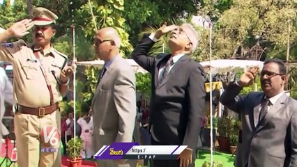 Telangana Formation Day Celebrations At High Court _ TS HC Justice Naveen Rao _ V6 News