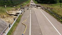 Video danni dell'alluvione: strade distrutte