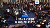 Usa, passa anche al Senato la legge per alzare il tetto del debito. Biden: 