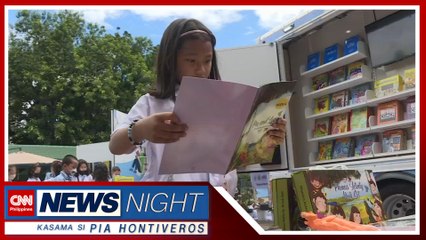 Mobile library inilunsad para mas matuto ang mga bata magbasa