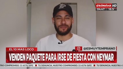 ¡Neymar lanzó su propio crucero del placer!