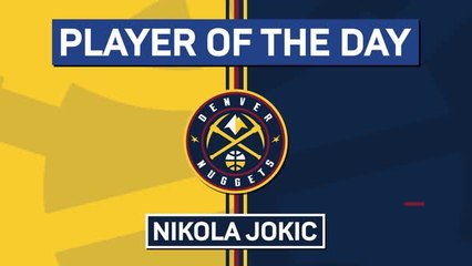 Download Video: NBA Player of the Day - Nikola Jokic