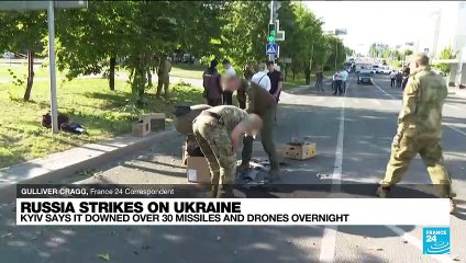 Kyiv says anti-aircraft defences in action against Russian attacks