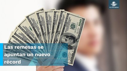 Remesas marcan récord en abril de 5 mil 3 mdd