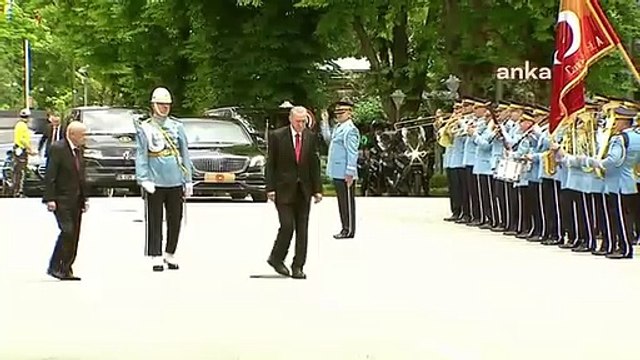 Erdoğan, Milletvekili Yemin Töreni İçin Geldiği TBMM'de Resmi Törenle Karşılandı