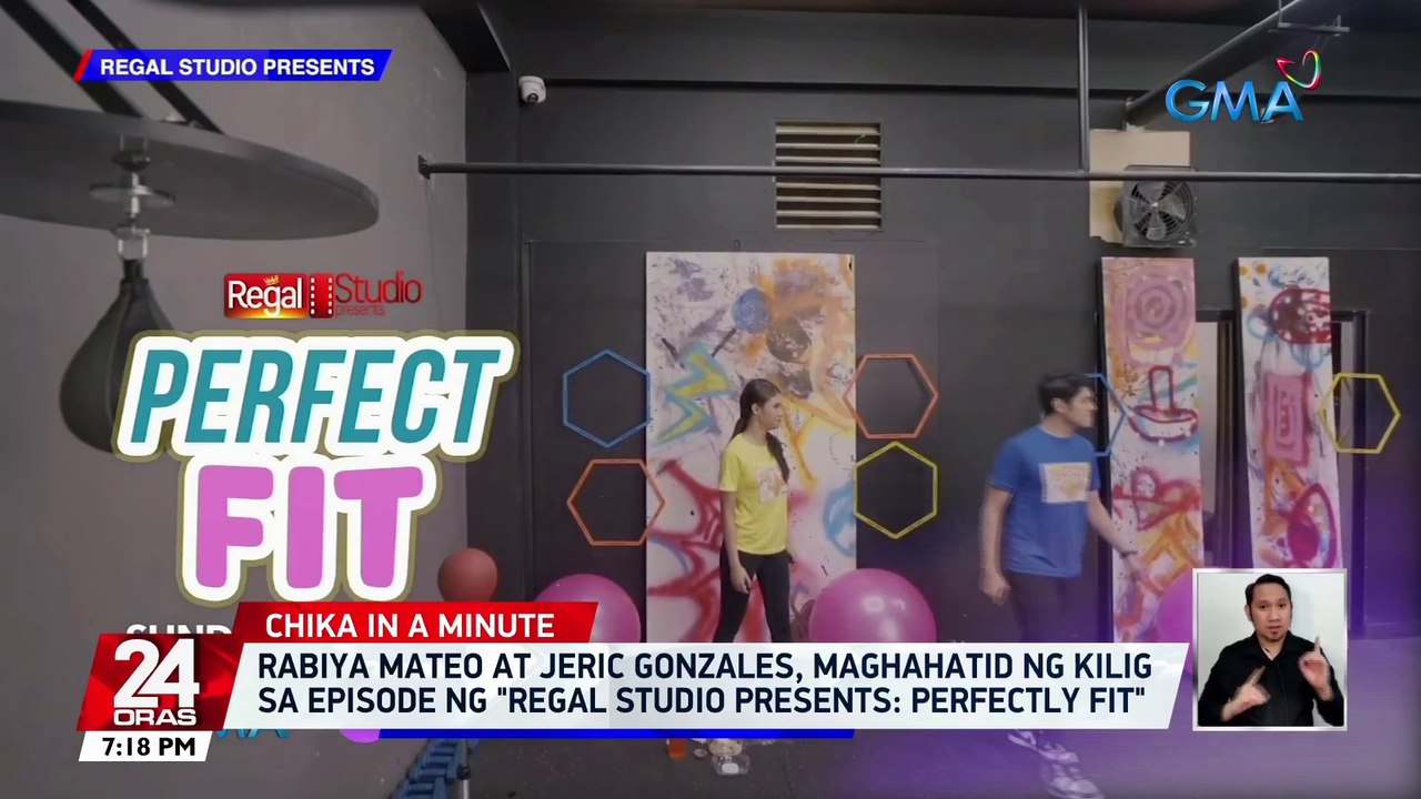 Rabiya Mateo at Jeric Gonzales, maghahatid ng kilig sa episode ng "Regal Studio Presents: Perfectly Fit" | 24 Oras