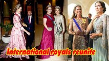 International royals reunite at Jordan's lavish banquet 