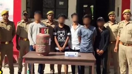 बलरामपुर: चोरी के सामान के साथ 5 शातिर चोरों को पुलिस ने गिरफ्तार, भेजा जेल