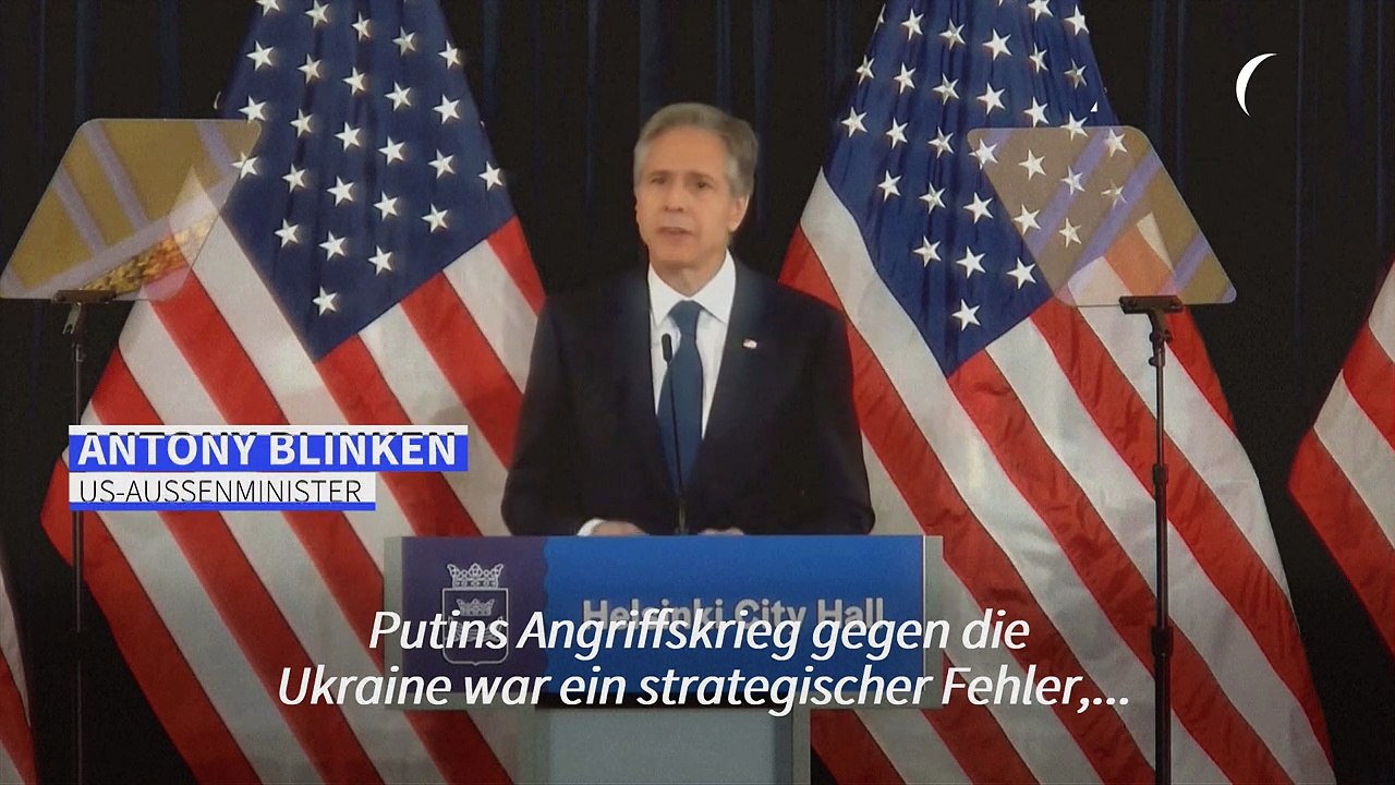 Blinken: Starke Ukraine ist Voraussetzung für echten Frieden