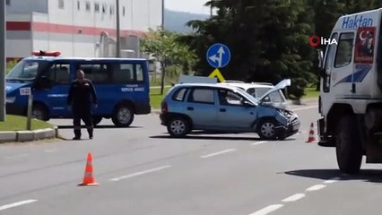 Tavşanlı'da trafik kazası: 2 yaralı