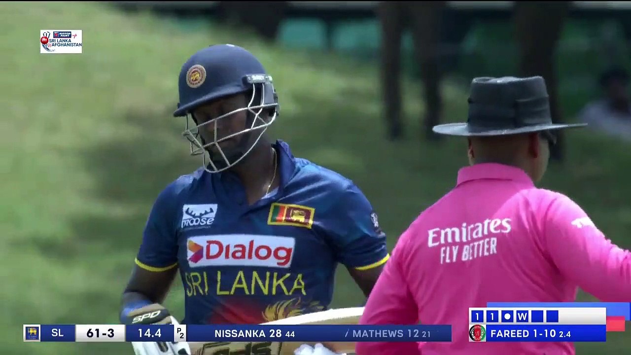 AFG Vs SL 1ST ODI FULL HIGHLIGHTS