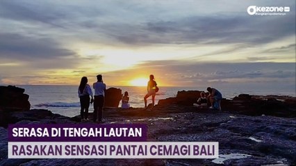 Serasa di Tengah Lautan, Rasakan Sensasi Pantai Cemagi Sembari Menikmati Sunset
