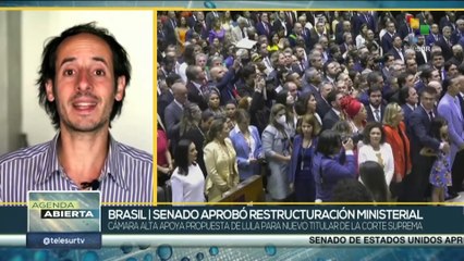 Brasil: Senado aprueba reestructuración ministerial presentada por el presidente Lula
