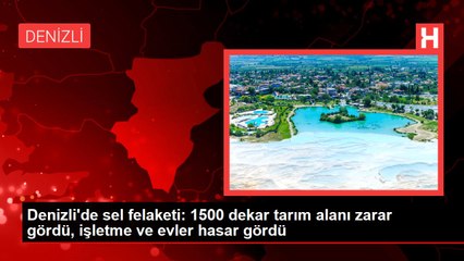 Descargar video: Denizli'de sel felaketi: 1500 dekar tarım alanı zarar gördü, işletme ve evler hasar gördü